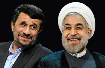 احمدی نژاد و روحانی