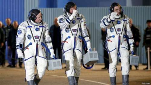 'طولانی‌ترین سفر فضایی' دو فضانورد آمریکایی و روس آغاز شد