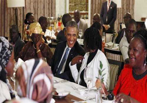 اوباما در کنیا با خواهرش دیدار کرد